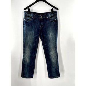 Banana Republic Women's 28/6 Medium Wash Blue Denim Jeans 27" Inseam